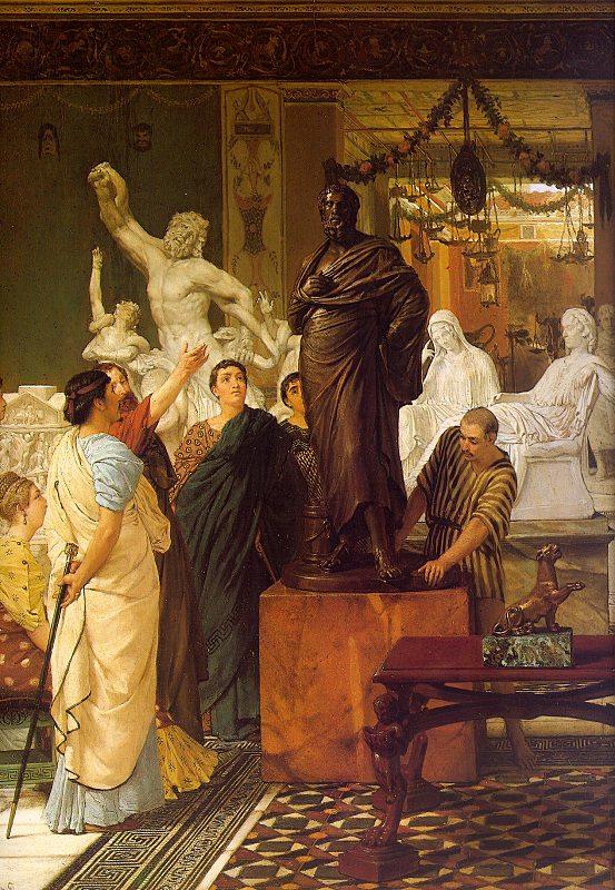 Alma Tadema A Sculpture Gallery oil painting image